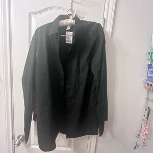 Daniel Hechter Black Dress Shirt Elegant Tailored Design